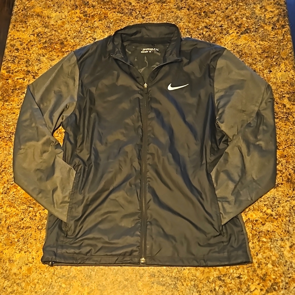 Nike Golf Windbreaker - Medium - Black/Grey